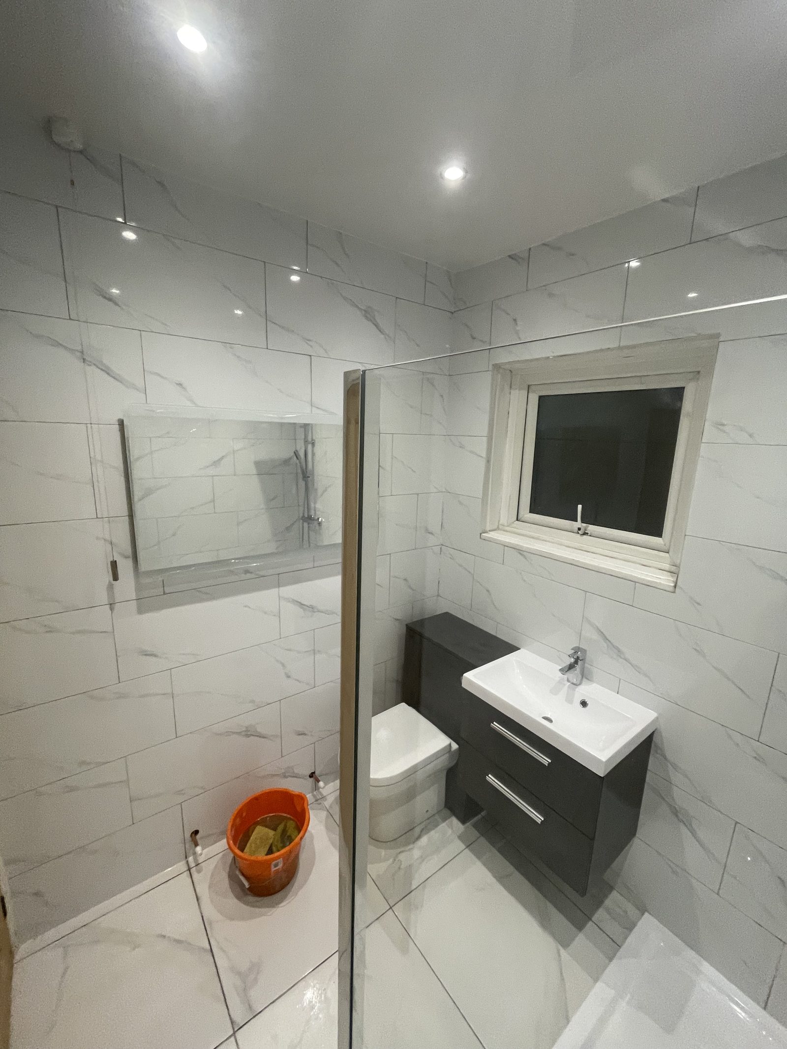 Finished bathroom renovation in Hull